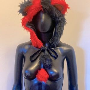 J Valentine Rave Fuzzy Light up Hat